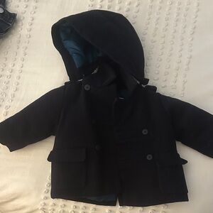 Classic Kids Pea Coat with Hood